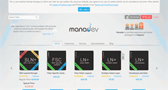 Desktop Screenshot of manadev.com